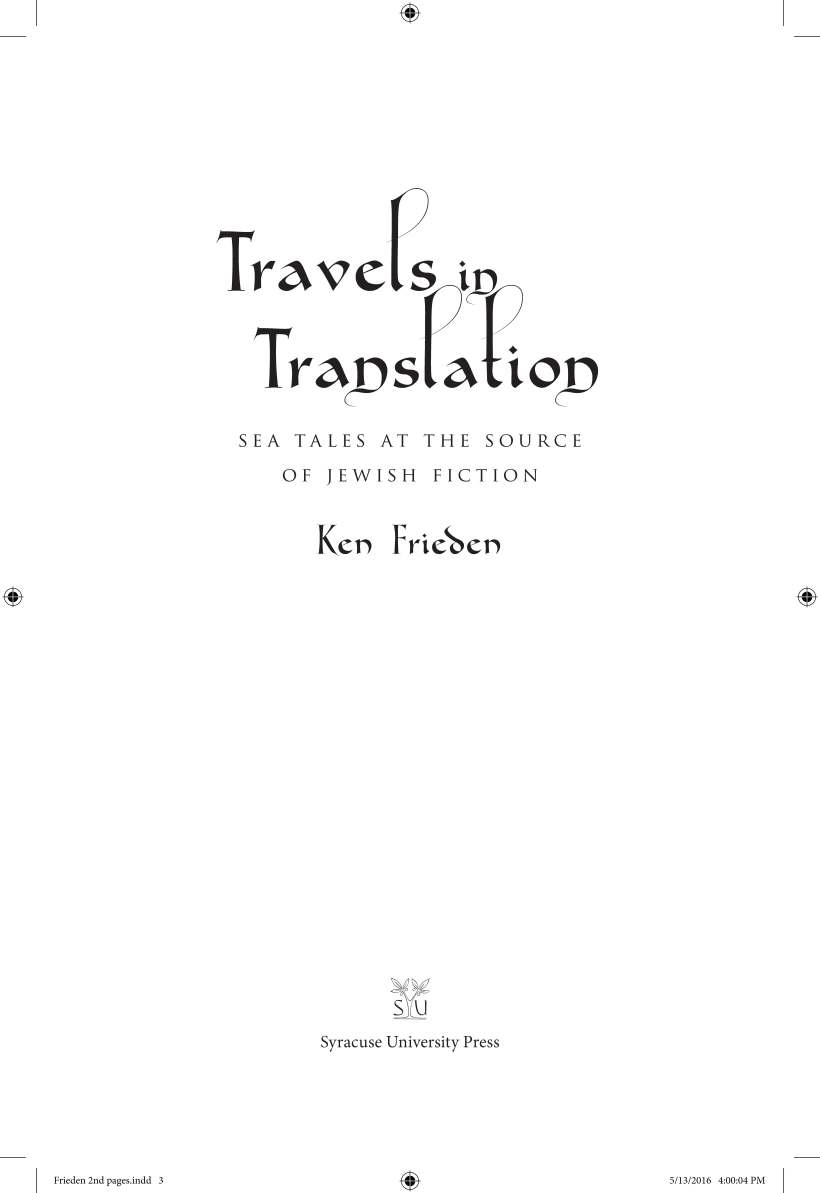 Title Page from FriedenTT